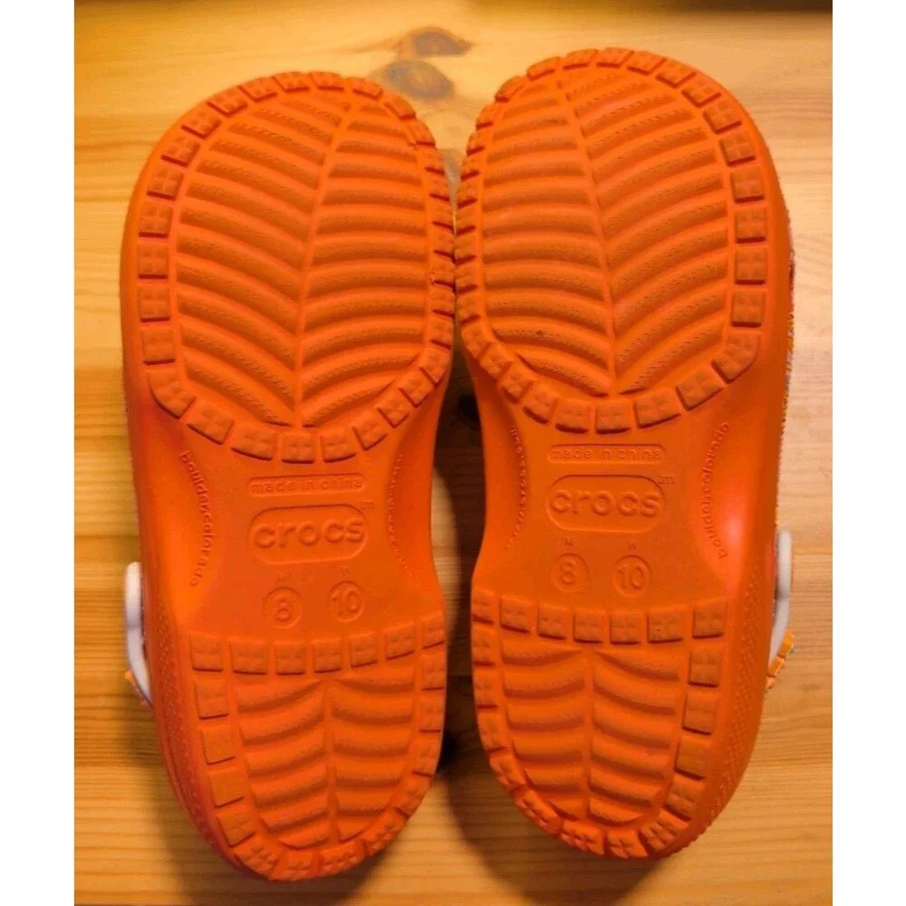 Disneys Orange Bird 50th Anniversary Crocs Women's Size 10 Men's Size 8